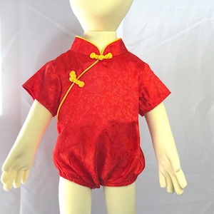 Baby girl's Chinese Qipao Style Jumpsuit
