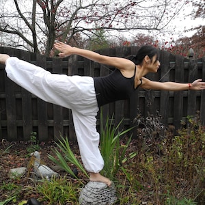 White Kung-fu Pants ( Cotton )