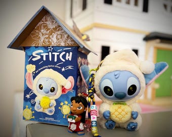 Custom Stitch Eat Something Before Sleep Plush Pendant
