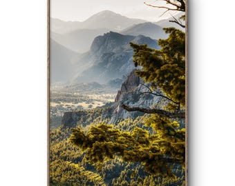 Estes Park Rocky Mountains Wall Art, Forest Landscape Photography, Colorado Nature Decor