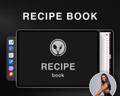Recipe Book, Meal Planner, Nutrition Planner, Digital iPad Planner, Goodnotes Planner, Digital Cookbook, Recipe Planner, Journal, Template