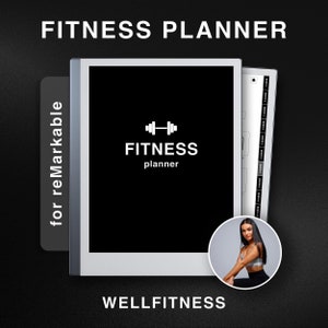 Planificateur de remise en forme pour reMarkable, perte de poids remarquable, planificateur reMarkable, suivi du poids, planificateur d&#39;entraînement et de repas, perte de graisse, nutrition