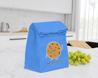 Save Room For Me Chocolate Chip Cookie Polyester Lunch Bag