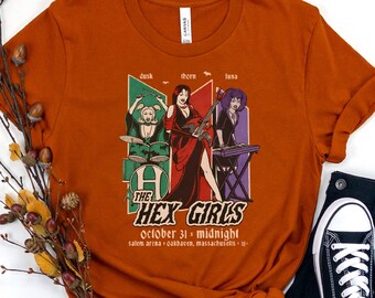 The Hex Girls Rock Band Music Halloween Shirt, Retro Halloween 90's Shirt, Gift For Halloween, Concert Shirt, Halloween Costume