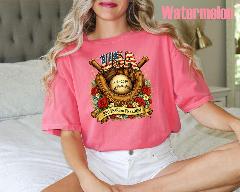 Comfort Colors® 1776-2026 Shirt, 250 Years of Freedom T-Shirt, America 250th Anniversary Shirt, Patriotic Tee, Independence Day Shirt zdjęcie 7