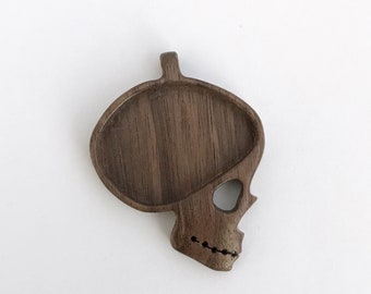 Skull pendant setting - Fine finished hardwood - (SP10)