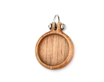 Bezel-Hoop Hybrid - Hardwood - 25 mm cavity diameter