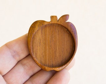 Apple - USA made fine quality finished bezel tray - Mahogany - 38 mm