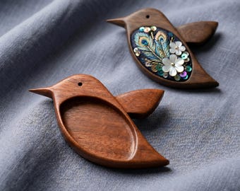 MADE-TO-ORDER - Hummingbird Bezel Tray Setting - Hardwood: several wood options