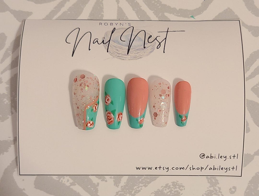 Bridgerton Nails| Press on Nails| Gel Stick on Nails| Acrylic Nail ...