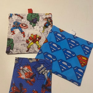 SNACK BAG Eco Friendly Waterproof Washable Reusable Storage Bag Sandwich Bag Snack Bag
