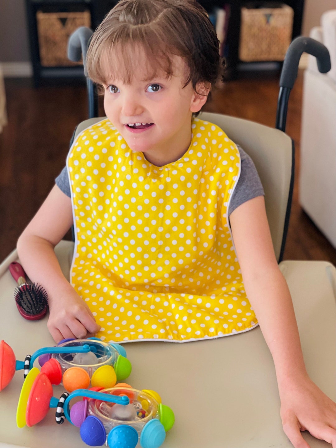 Made to Order SPECIAL NEEDS BIB Youth or Adult With Absorbent Terrycloth Back Etsy