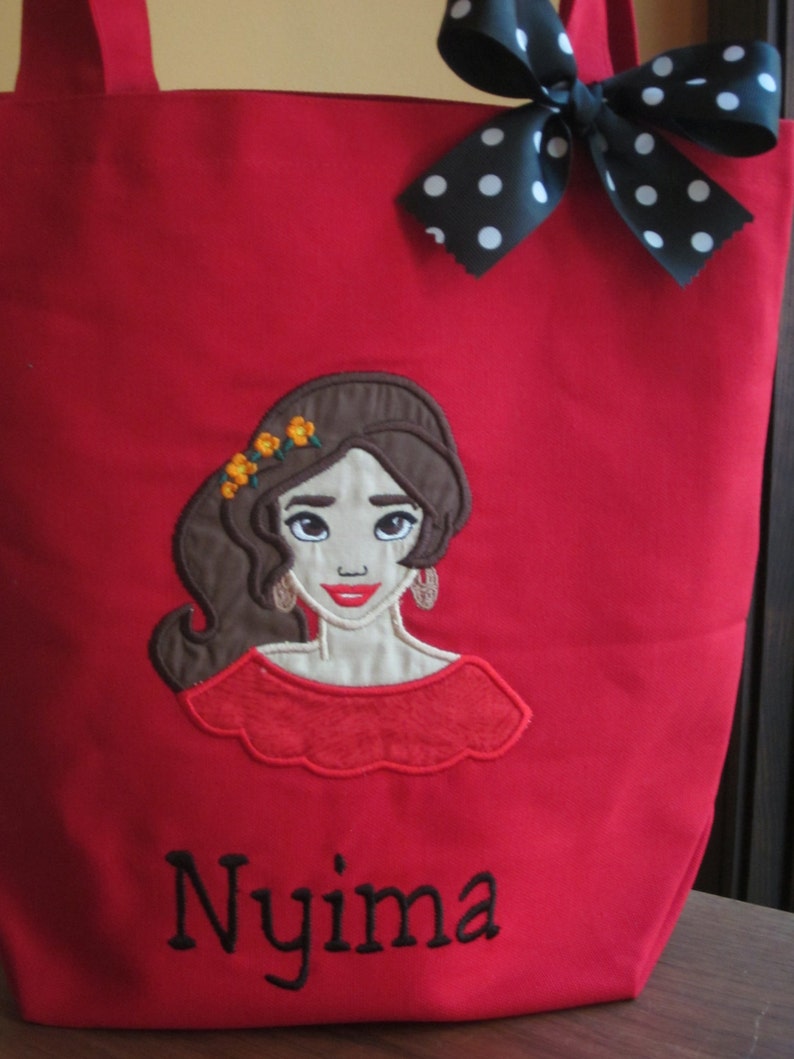 TOTE BAG Disney Princess Elena of Avalor Personalized Toddler or Big Kid Tote