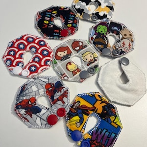 SMALL 2.5” Gtube Pads, Tubie pads, G Tube button feeding tube covers, Absorbent pads for feeding tube