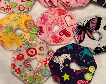 MEDIUM 3” Gtube Pads, Tubie pads, G Tube button feeding tube covers, Absorbent pads for feeding tube