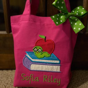 Sac fourre-tout pour bibliothèque sur mesure et personnalisé pour tout-petit ou grand enfant