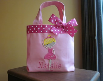 TOTE BAG Darling Ballet Dancer Toddler or Big Kid Dance Bag