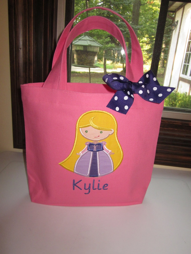 TOTE BAG Rapunzel Personalized Toddler or Big Kid Tote