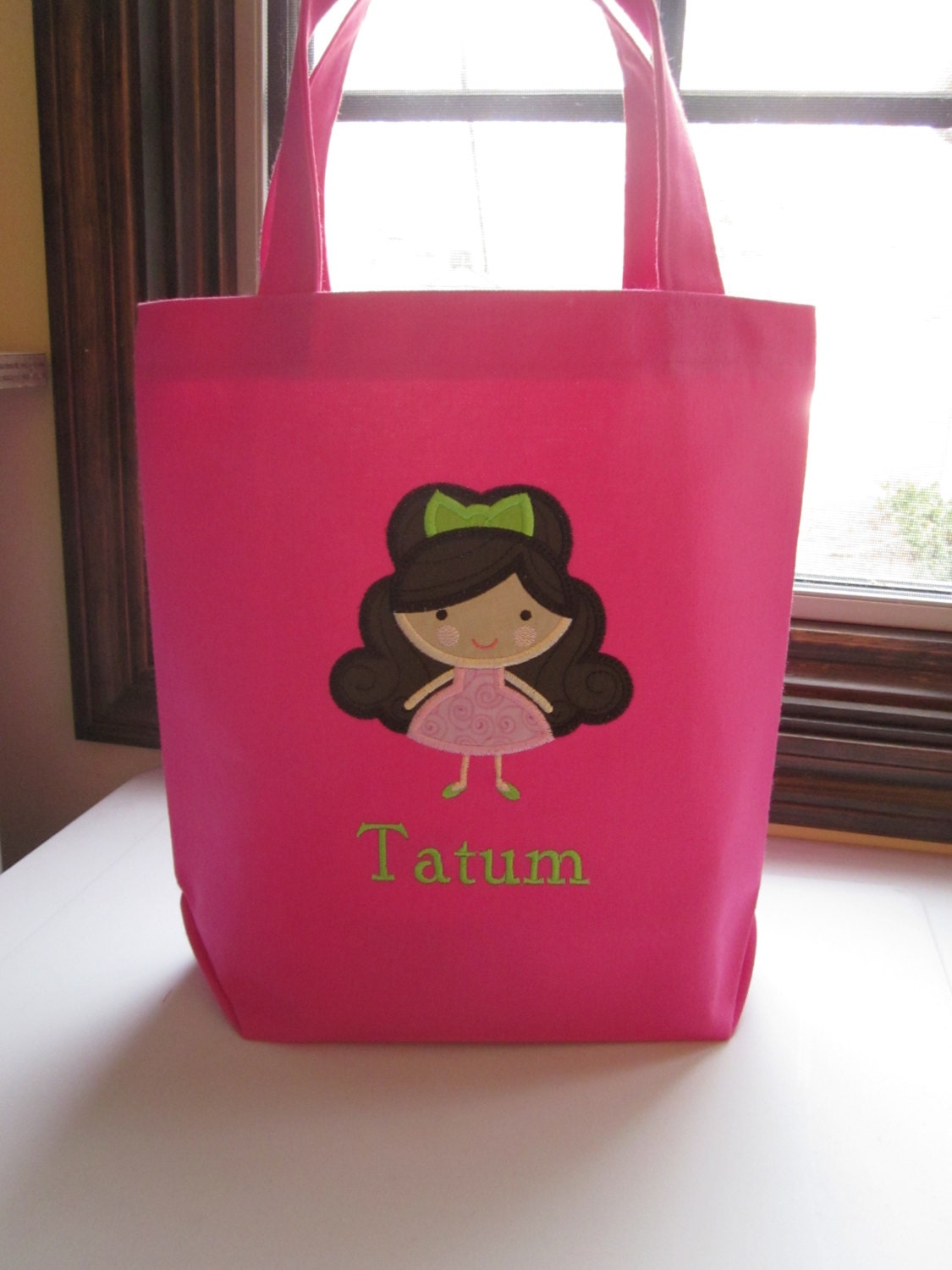 TOTE BAG Girly Girl Custom Designed and Personalized Big Kid Etsy