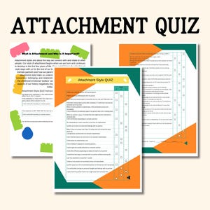 Attachment styles quiz adult attachment styles attachment worksheet attachment theory therapy worksheets games self esteem Therapy tool