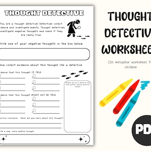 Therapy Metaphors worksheet cbt for kids Therapeutic Sessions and Client Engagement digital download adult adolescent