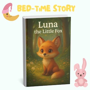 The Adventure of Little Luna Children's eBook PDF Kids Story Book Digital Download Beautiful bedtime Story About Friendship