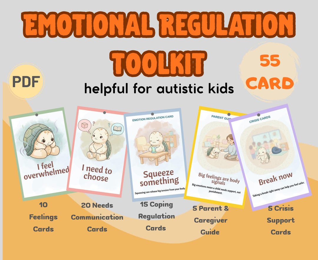 Autism Communication Cards for Meltdowns Sensory Overload ADHD ...