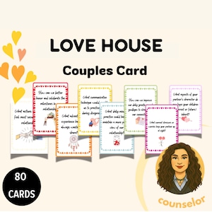 COUPLE  80 got man  Therapy card Counseling Healthy Relationships Communication skills fun couple game conversation starter dating question