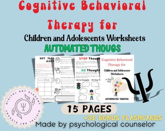 CBT for kids, CBT workbook for kids, cognitive behavioral therapy for kids, School Counselor Toolbox , Coping Skills. Card , cbt resources