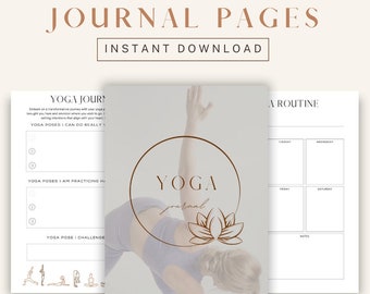 Mindful Yoga Journey: Integratief dagboek en eBook voor het verdiepen van je beoefening