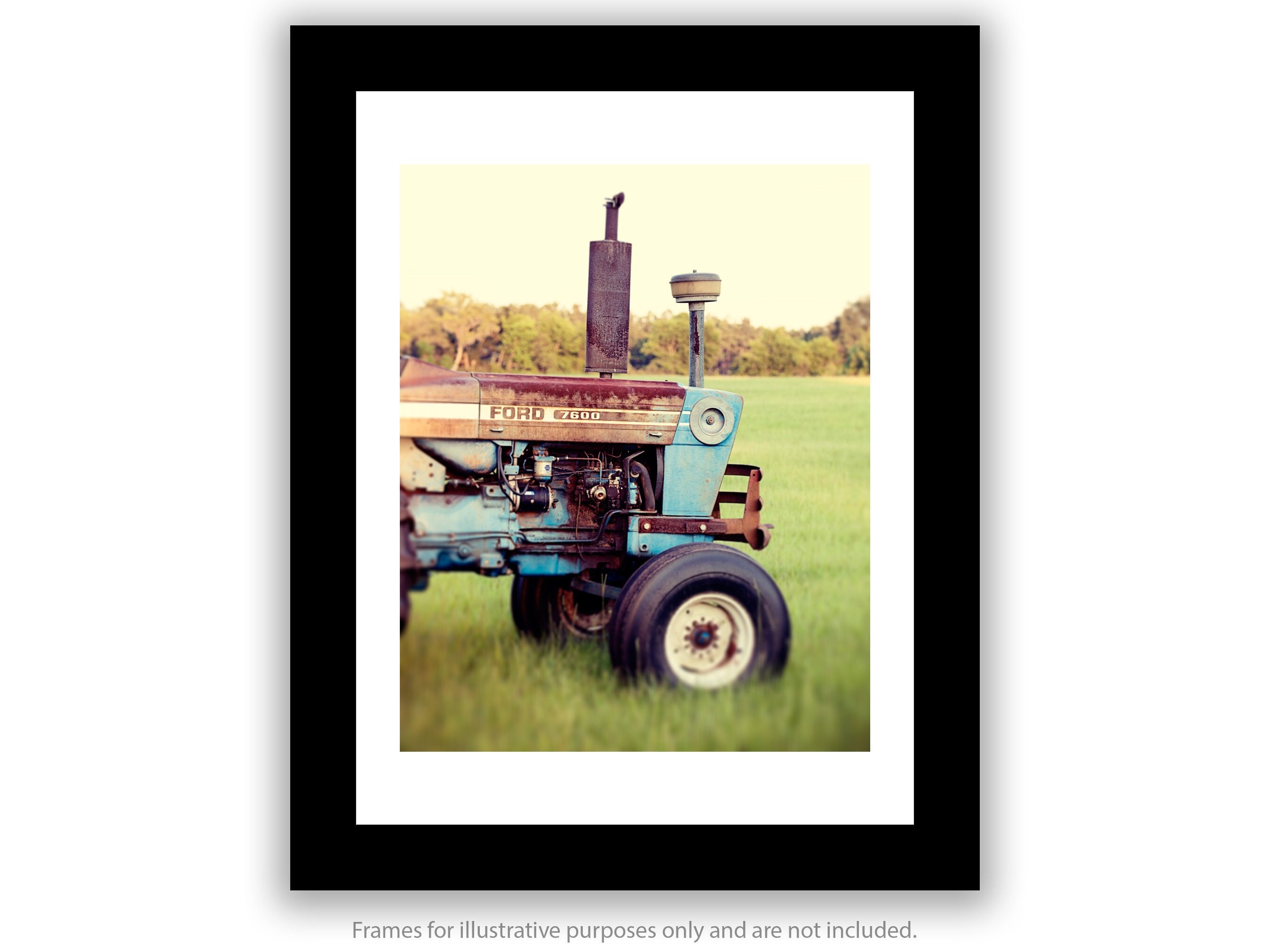 Rusty Old Tractor NEW Paint By Numbers - Canvas Paint by numbers