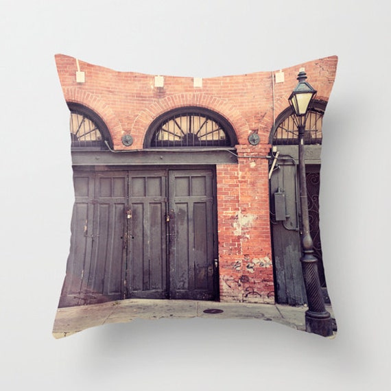 new orleans photography throw pillow french quarter Etsy