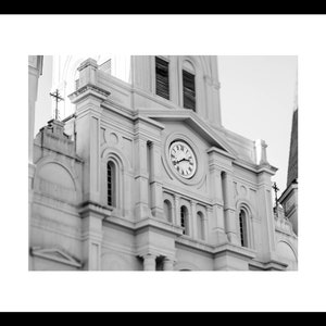 Black and White New Orleans Art Collection, Discounted Set of 6, Unframed French Quarter Photography Prints, Travel Decor image 7