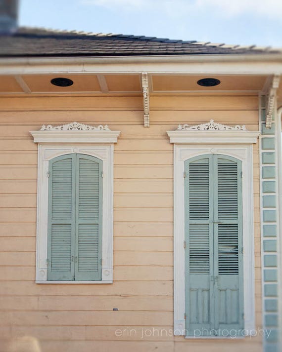 New Orleans Photography Print French Quarter Creole Cottage Etsy