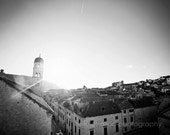 croatia photography, dubrovnik, travel photography, landscape, architecture, europe art decor, Dubrovnik in Black and White D07