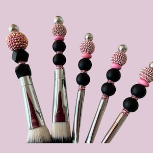 Great Teen Gift - Sparkling Beaded Makeup Brush Set