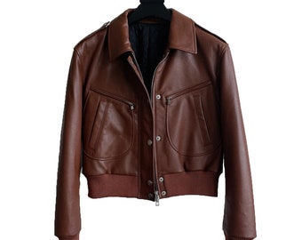 Women Oversized Lamb Leather Jacket