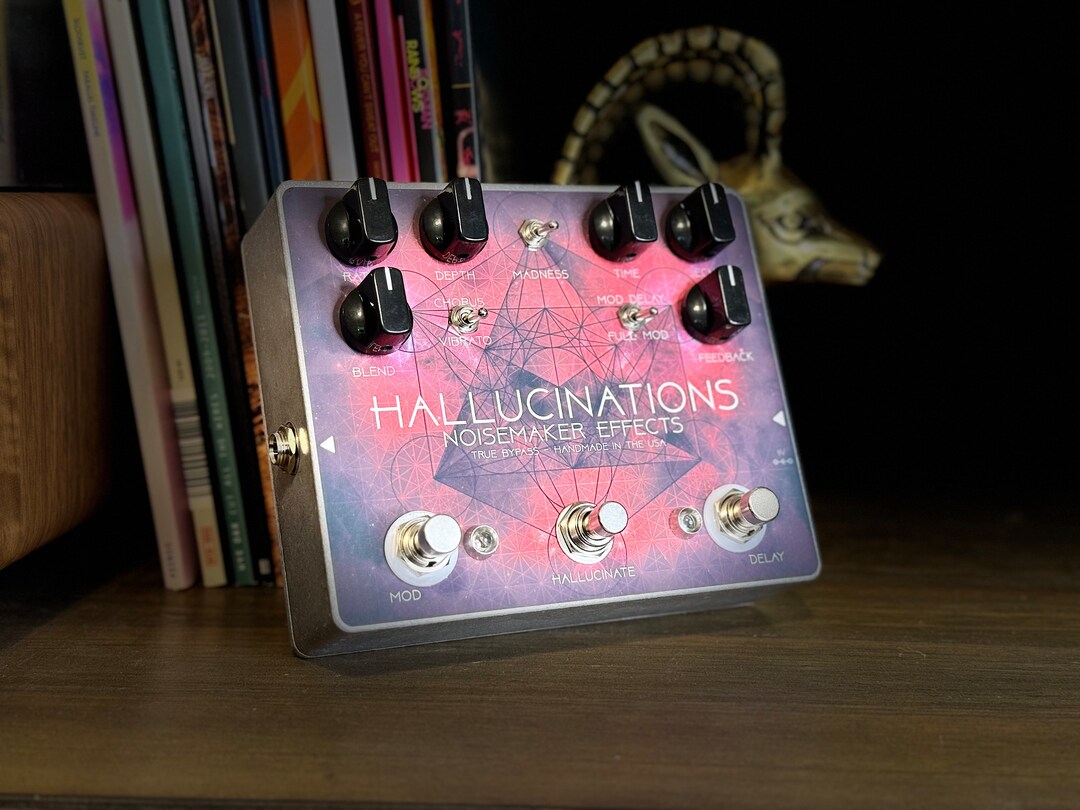 Noisemaker Effects Hallucinations Chorus/vibrato and Delay Guitar