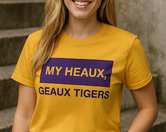 Lane Kiffin LSU Shirt | Geaux Tigers Tee | My Heaux Geaux Football Shirt | SEC Game Day Tee | College Tailgate Shirt | LSU Gift for Fans