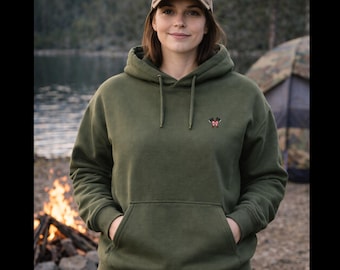 Hard Working Hussy Hoodie Sassy Pink Bow Graphic Sweatshirt for Boss Babes & Blue Collar Women