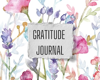 Printable Gratitude Journal | 30 Days of Mindfulness, Positivity & Self-Care | Daily Reflection Journal PDF