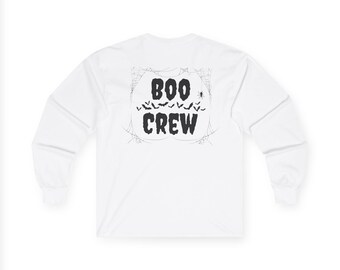 Spooky Long Sleeve Shirt, Scary Sweatshirt, Costume Party Top, October Apparel