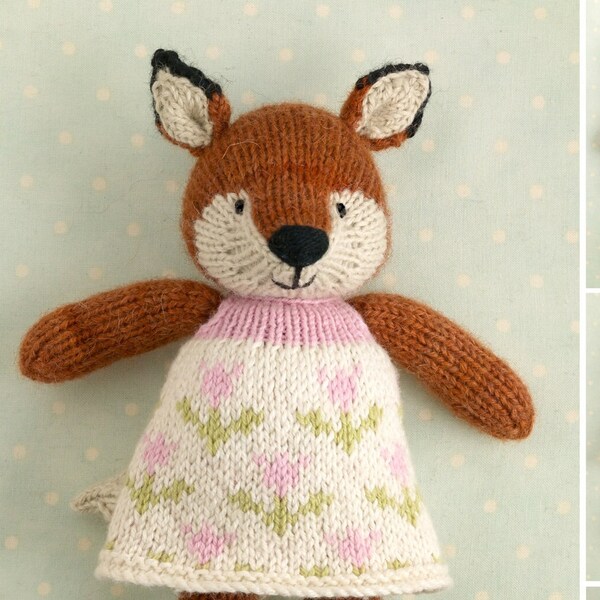 Fox Doll Knitting Pattern Etsy