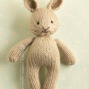 Toy Knitting Pattern for a Mini Bunny and Bear in a Dress and - Etsy Canada