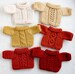 Cabled Panel Sweater knitting pattern (for 9 inch animals) 