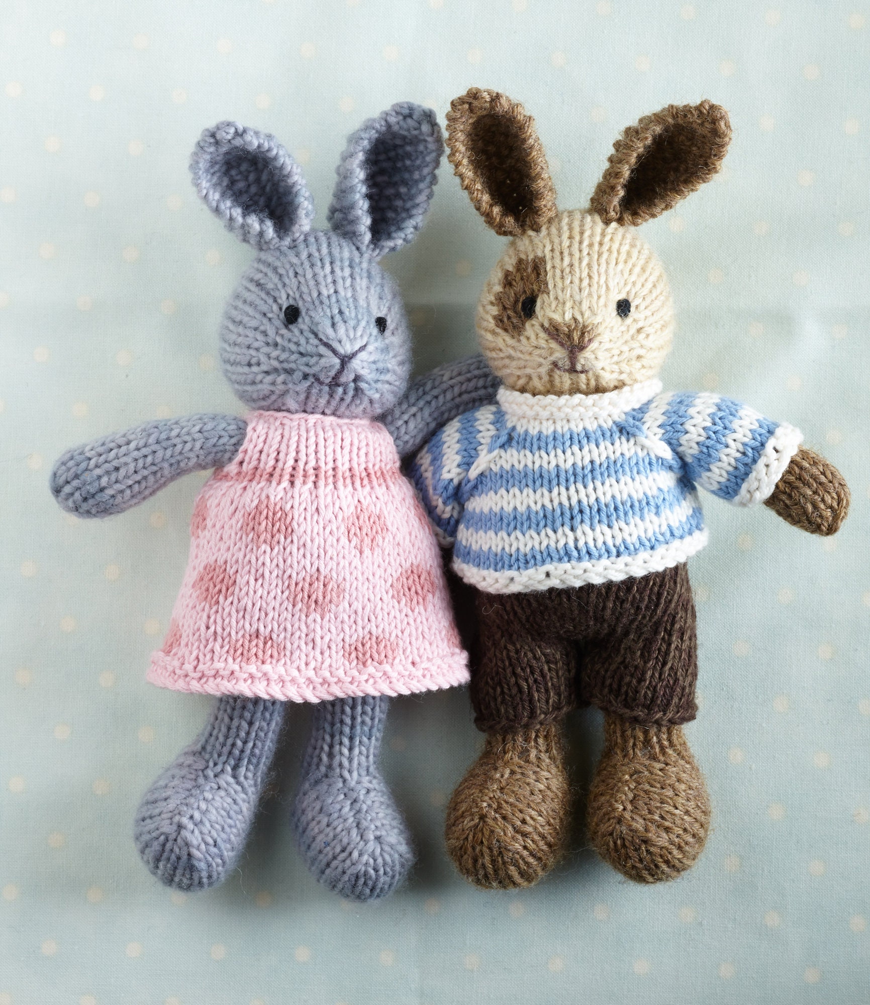 Free Bunny Knitting Pattern Little Blue Bunny Knitting Pattern For