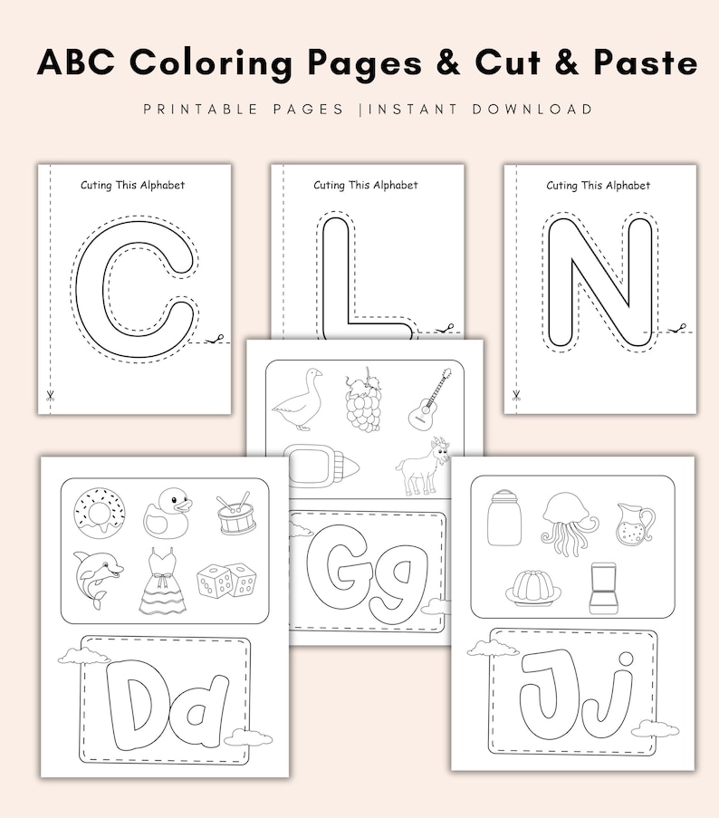 Letter recognition activity page