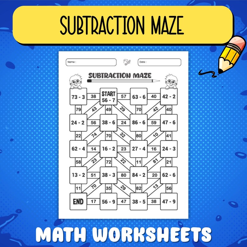 Homeschool math maze