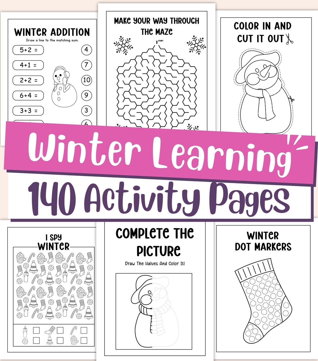 Winter Learning Activities for Kids – Preschool & Kindergarten ...