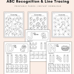 Educational ABC coloring page